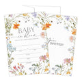 25 Sets Baby Shower Party Invitations with Envelopes baby in bloom Cute Invitation Paper Cards Fill-In Invites for Birthday Gender Reveal Party Supplies