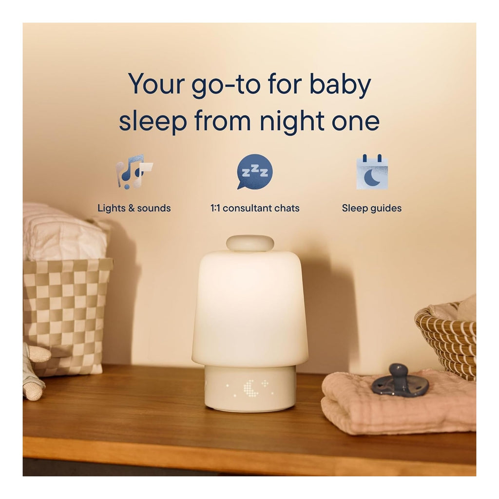 Baby Sound Machine, Night Light | Hatch Baby | Sleep Support | Registry Essential, Routine Builder, Time-to-Rise Alarm Clock, White Noise, Nursery Stories, Toddler Kids