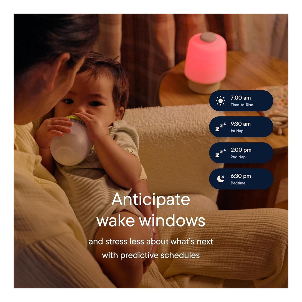 Baby Sound Machine, Night Light | Hatch Baby | Sleep Support | Registry Essential, Routine Builder, Time-to-Rise Alarm Clock, White Noise, Nursery Stories, Toddler Kids