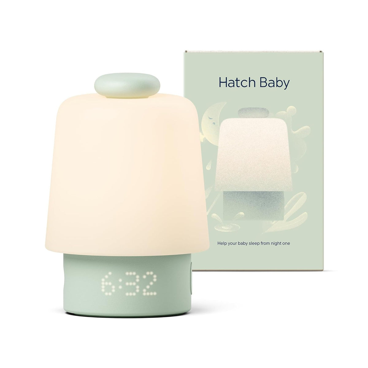Baby Sound Machine, Night Light | Hatch Baby | Sleep Support | Registry Essential, Routine Builder, Time-to-Rise Alarm Clock, White Noise, Nursery Stories, Toddler Kids