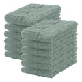 12 Pack Muslin Burp Cloths 100% Cotton Muslin Cloths Large 20''x10'' Extra Soft and Absorbent Baby Burping Cloth - Green