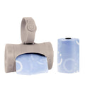 Retractable Bag Dispenser for Diaper Bag, Portable Bag Holder for Travel, Newborn Baby Essentials, Diaper Bag Must Have, Includes 24 Lavender Scented Bags
