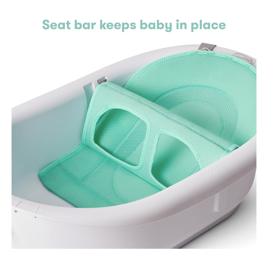 Baby 4-in-1 Grow-with-Me Baby Bathtub, Baby Tub for Newborns to Toddler with Removable Bath Seat & Backrest for Bath Support in Tub
