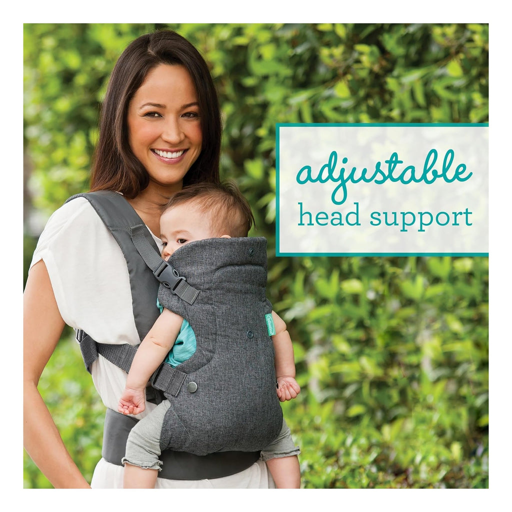 Flip 4-in-1 Convertible Baby Carrier, Adjustable, Ergonomic Babywearing, Registry Essential, Baby Carrier for Newborn to Toddler