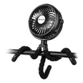 Battery Operated Stroller Fan, Baby Travel Essentials for Beach Disney, Newborn Boy & Girl Showers Gifts Registry Search, Rechargeable Clip On Fan for Car Seat Wagon Crib Bike Treadmill