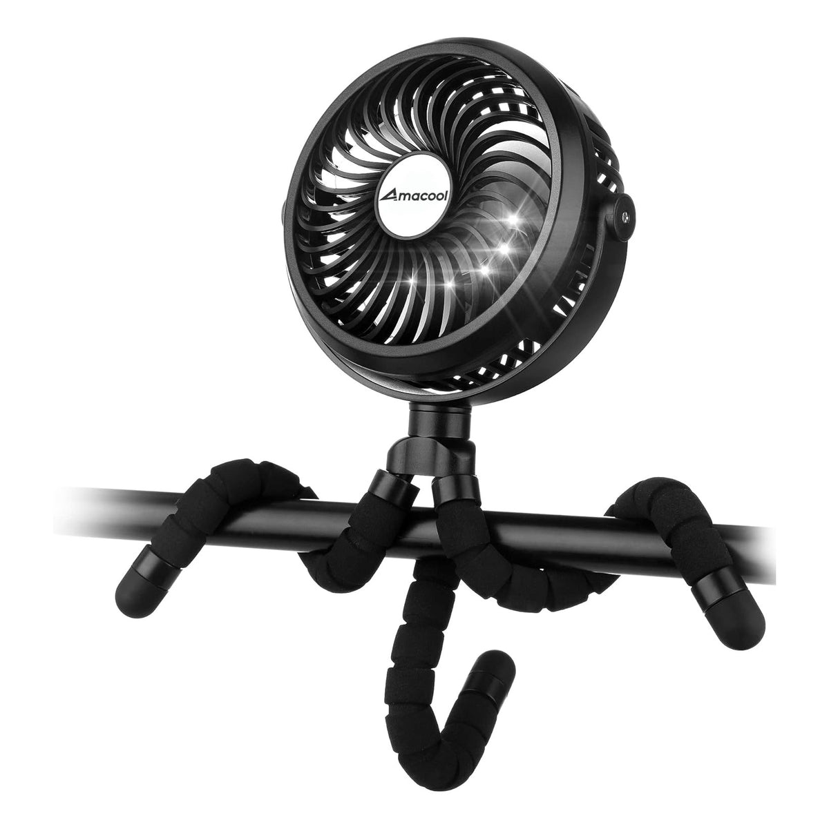 Battery Operated Stroller Fan, Baby Travel Essentials for Beach Disney, Newborn Boy & Girl Showers Gifts Registry Search, Rechargeable Clip On Fan for Car Seat Wagon Crib Bike Treadmill