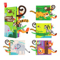 Baby Books Toys, Touch and Feel Crinkle Cloth Book for Infant Baby 0-3-6-12-18 Months, Early Development Interactive Stroller Soft Toys, Newborn Gifts for Boys Girls