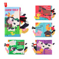 Baby Books Toys, Touch and Feel Crinkle Cloth Books for Babies, Infants & Toddler, Early Development Interactive Car & Stroller Soft Toys for Boys & Girls