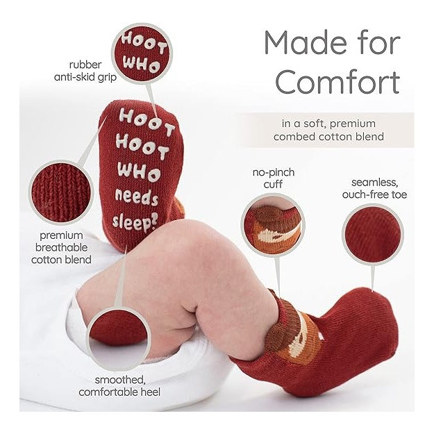 Baby Sock Gift Set - 7 Unique Pairs, Cute & Funny Unisex Newborn Gifts For Baby Showers & Registries