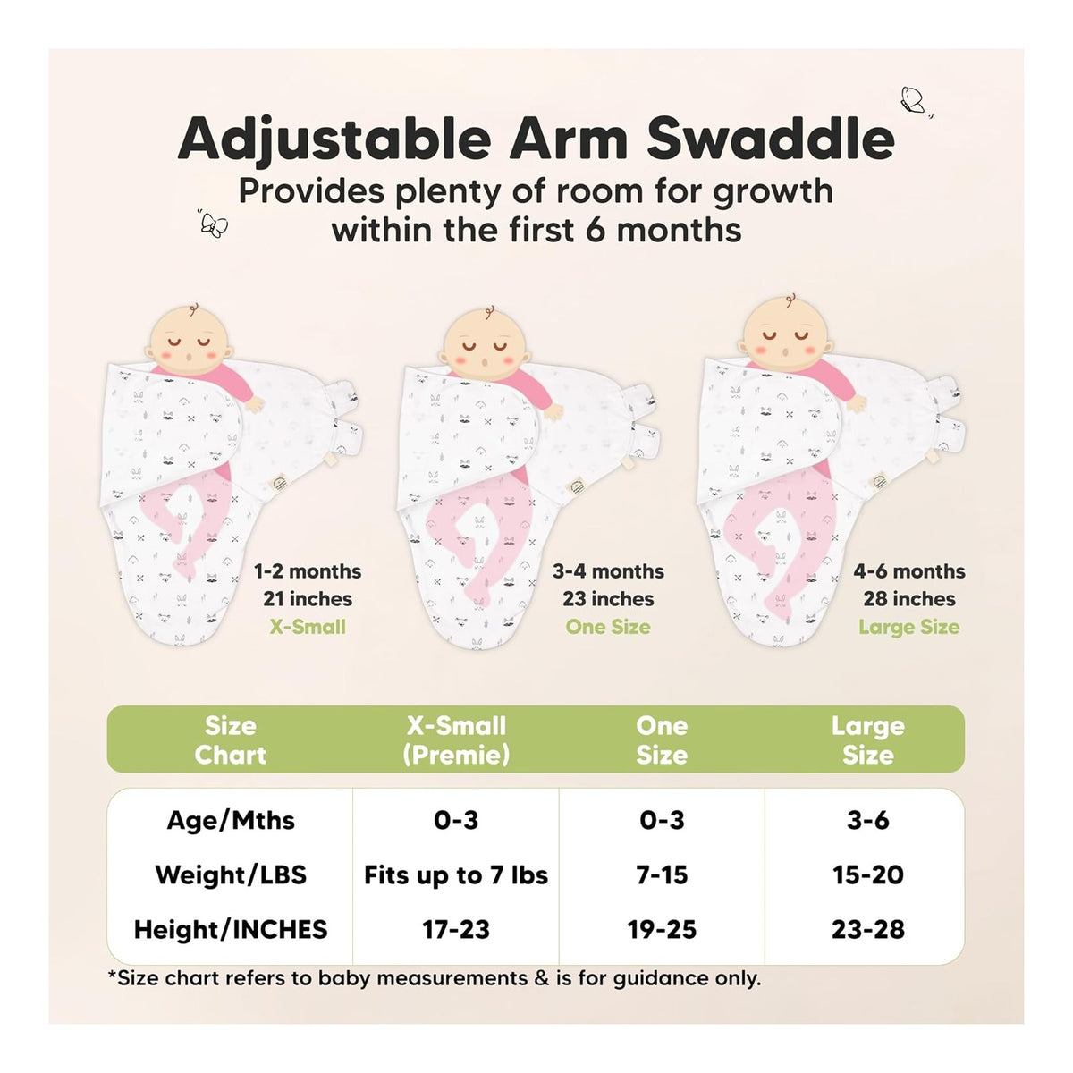3-Pack Organic Swaddles for Newborns Girls, Boys with Hats - Soft Cotton Baby Sleep Sacks 0-3 Months, Breathable Baby Hats and Swaddles 0-3 Months, Newborn Essentials Must Haves