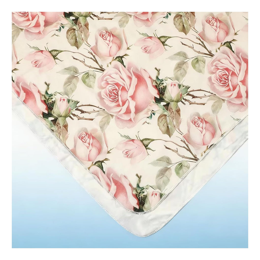 Newborn Receiving Blanket Headband Set Baby Flower Swaddle
