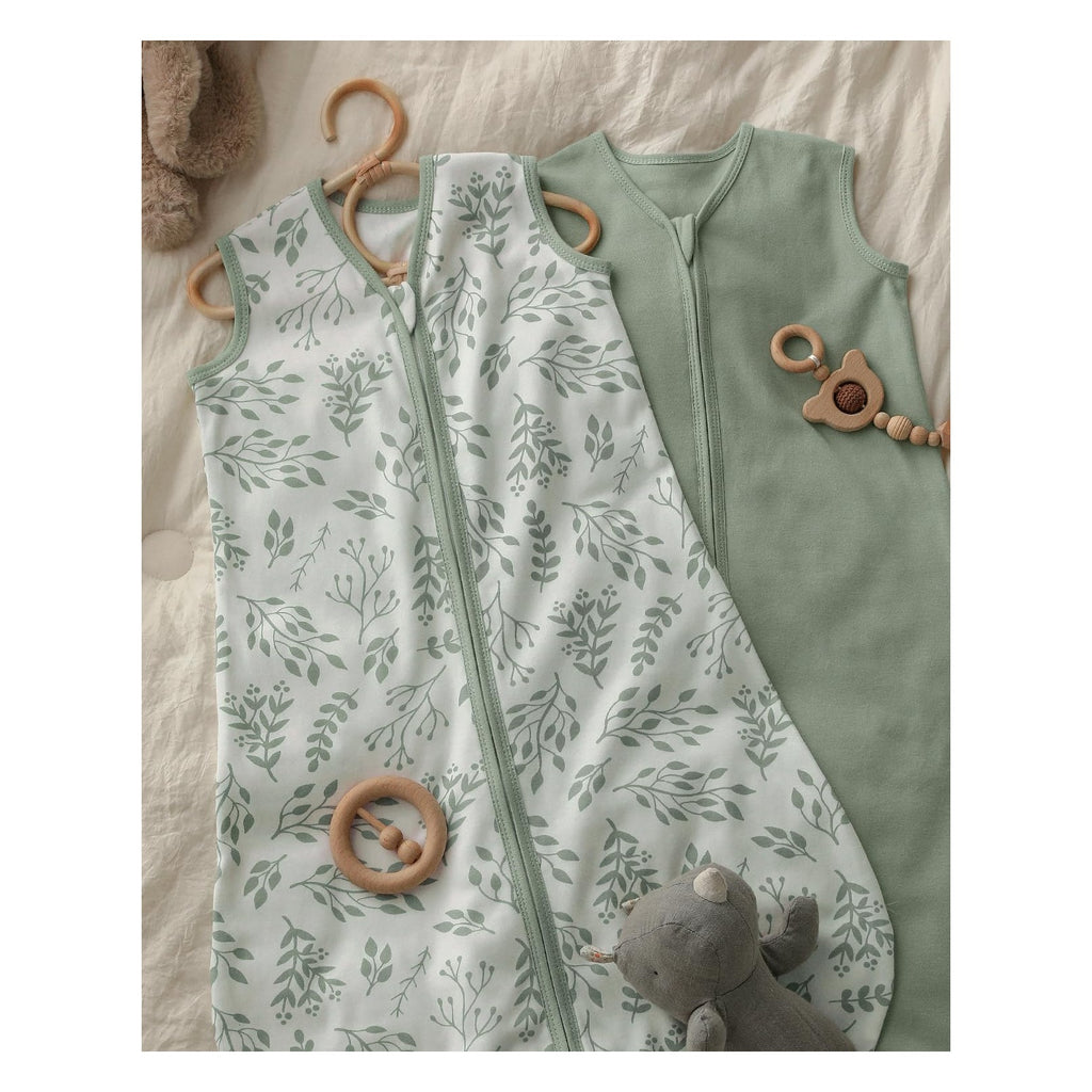 Baby Sleep Sack 0-6 Months Wearable Blanket for Babies 100% Organic Cotton 2-Way Zipper TOG 0.5 Toddler Sleeping Sack 3 Pack, Sleep Sacks