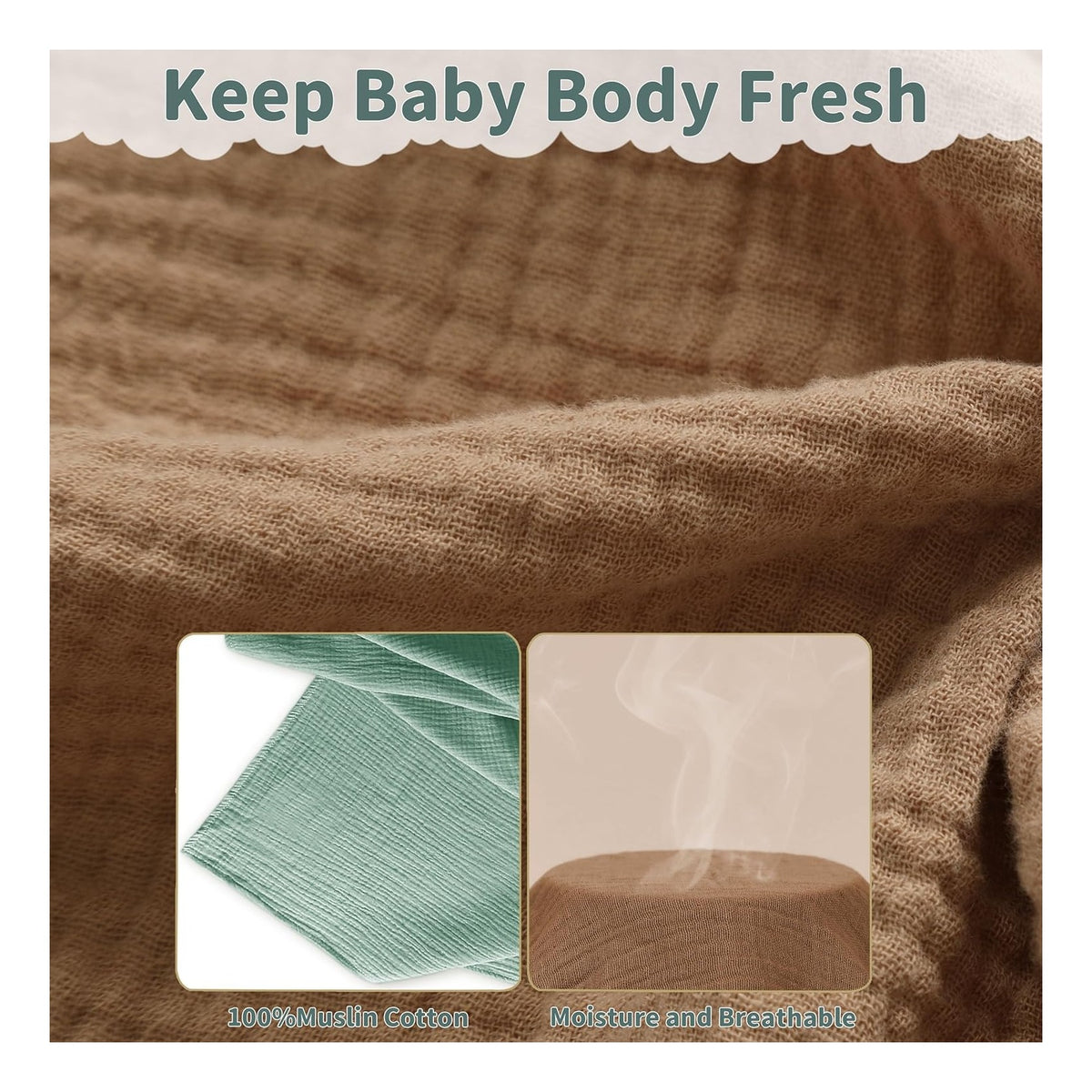 Swaddle Blankets for Newborn, 2 Pack Breathable Soft Receiving Blanket, Large 41 x 41 inches Swaddle Wrap Burping Clothes, Essentials Infant Shower Items