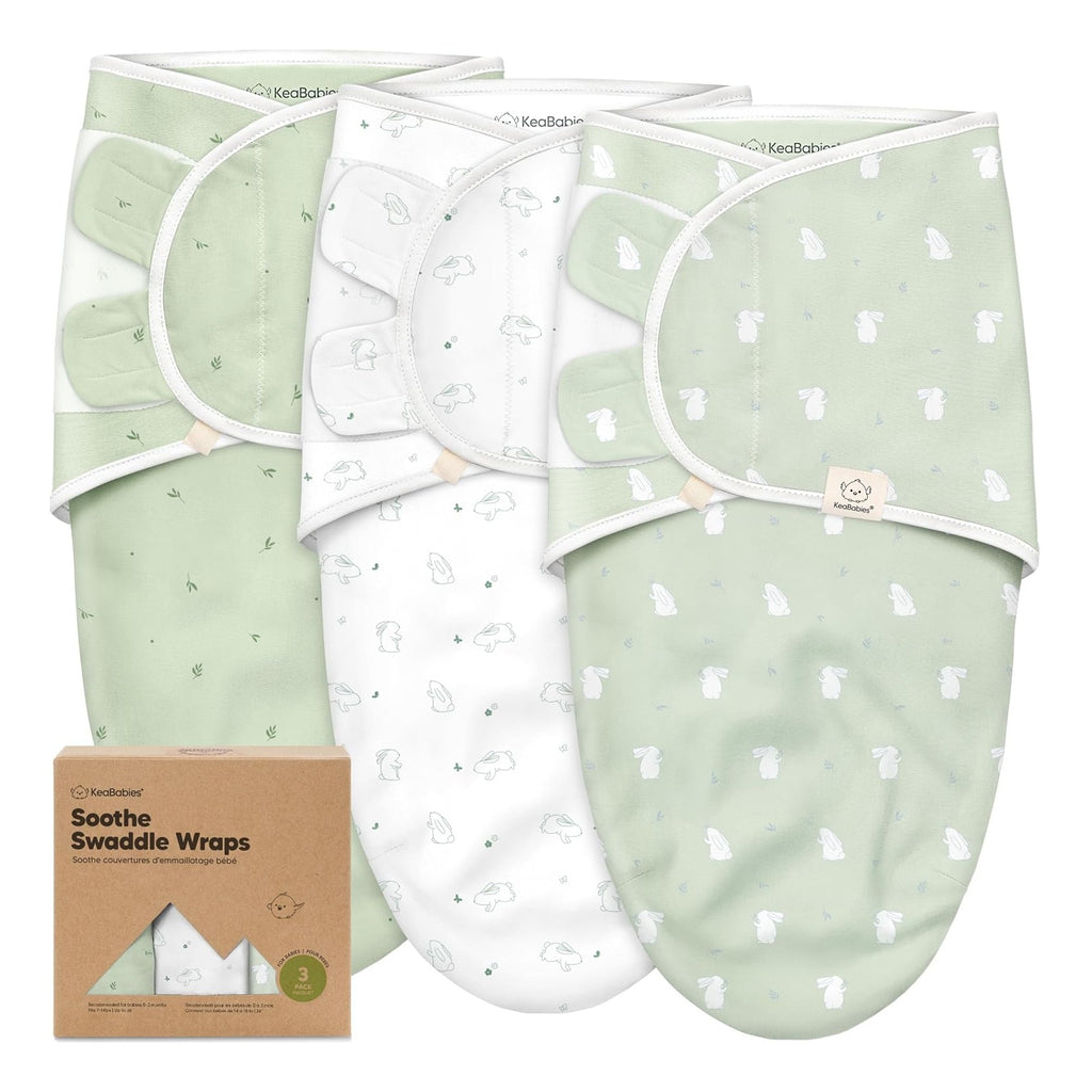 3-Pack Baby Swaddle Sleep Sacks - Organic Swaddles for Newborns, Infant 0-3 Months, Baby Girls, Boys, Soft & Snug Newborn Sleep Sack, Nursery Swaddling Blankets