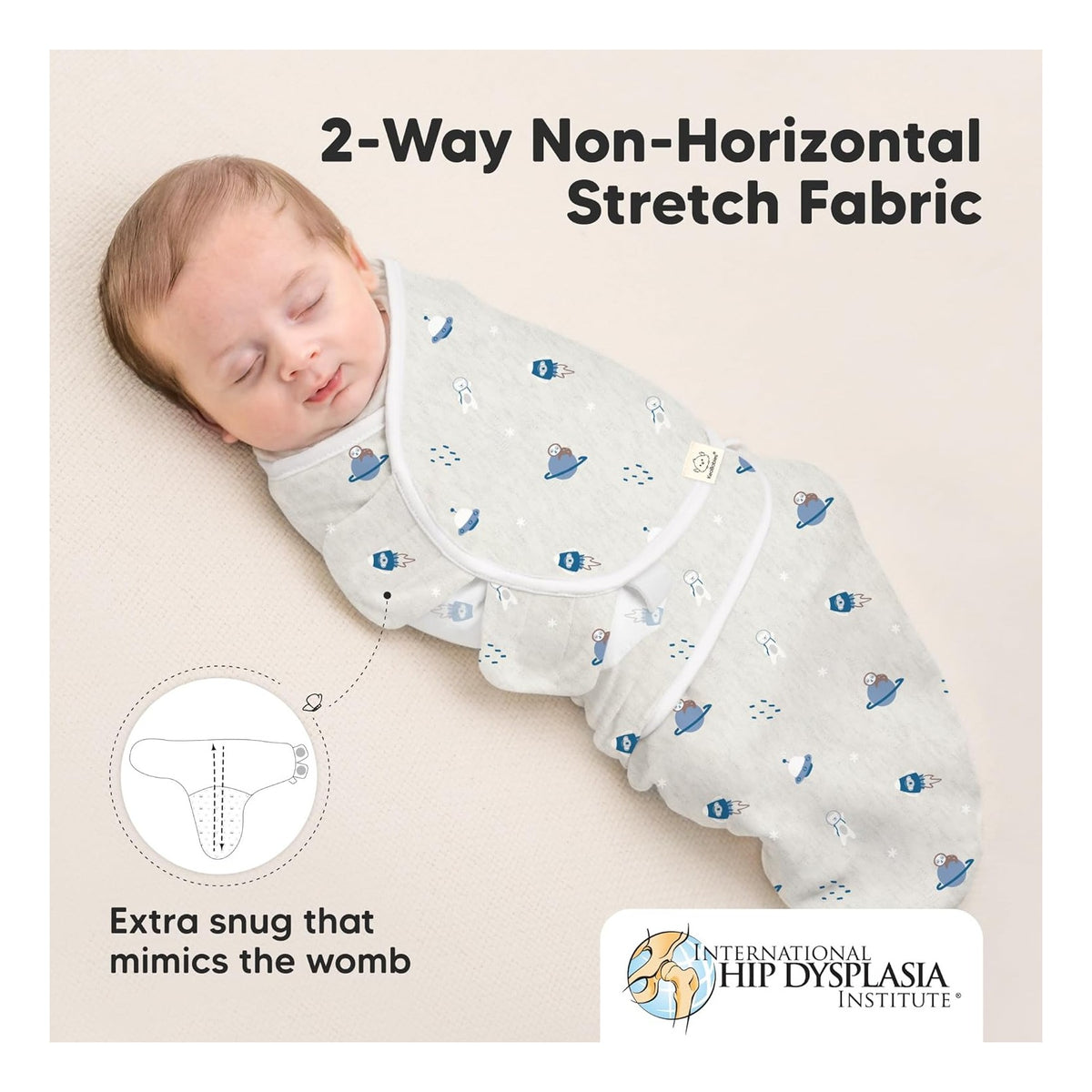 3-Pack Baby Swaddle Sleep Sacks - Organic Swaddles for Newborns, Infant 0-3 Months, Baby Girls, Boys, Soft & Snug Newborn Sleep Sack, Nursery Swaddling Blankets