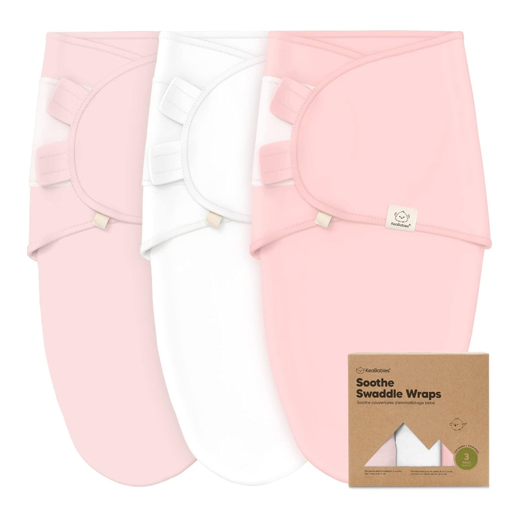 3-Pack Baby Swaddle Sleep Sacks - Organic Swaddles for Newborns, Infant 0-3 Months, Baby Girls, Boys, Soft & Snug Newborn Sleep Sack, Nursery Swaddling Blankets
