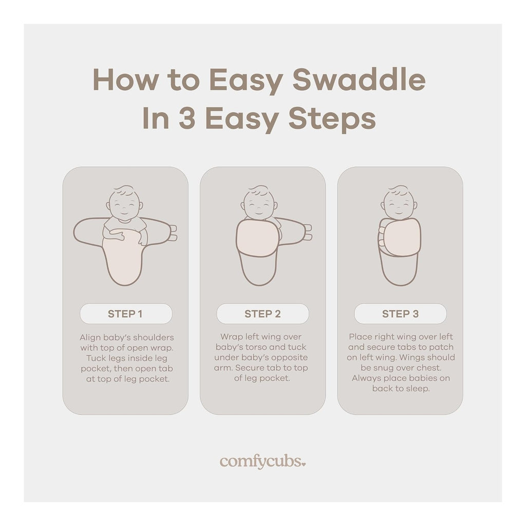 Easy Swaddle Blanket, 3 Pack - 100% Cotton Newborn Wrap, Small for 0-3 Months Infants, Breathable and Durable Sleep Sack for Babies - Blush, Mauve & Mulberry