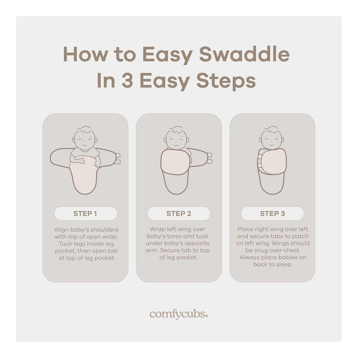 Easy Swaddle Blanket, 3 Pack - 100% Cotton Newborn Wrap, Small for 0-3 Months Infants, Breathable and Durable Sleep Sack for Babies - Blush, Mauve & Mulberry