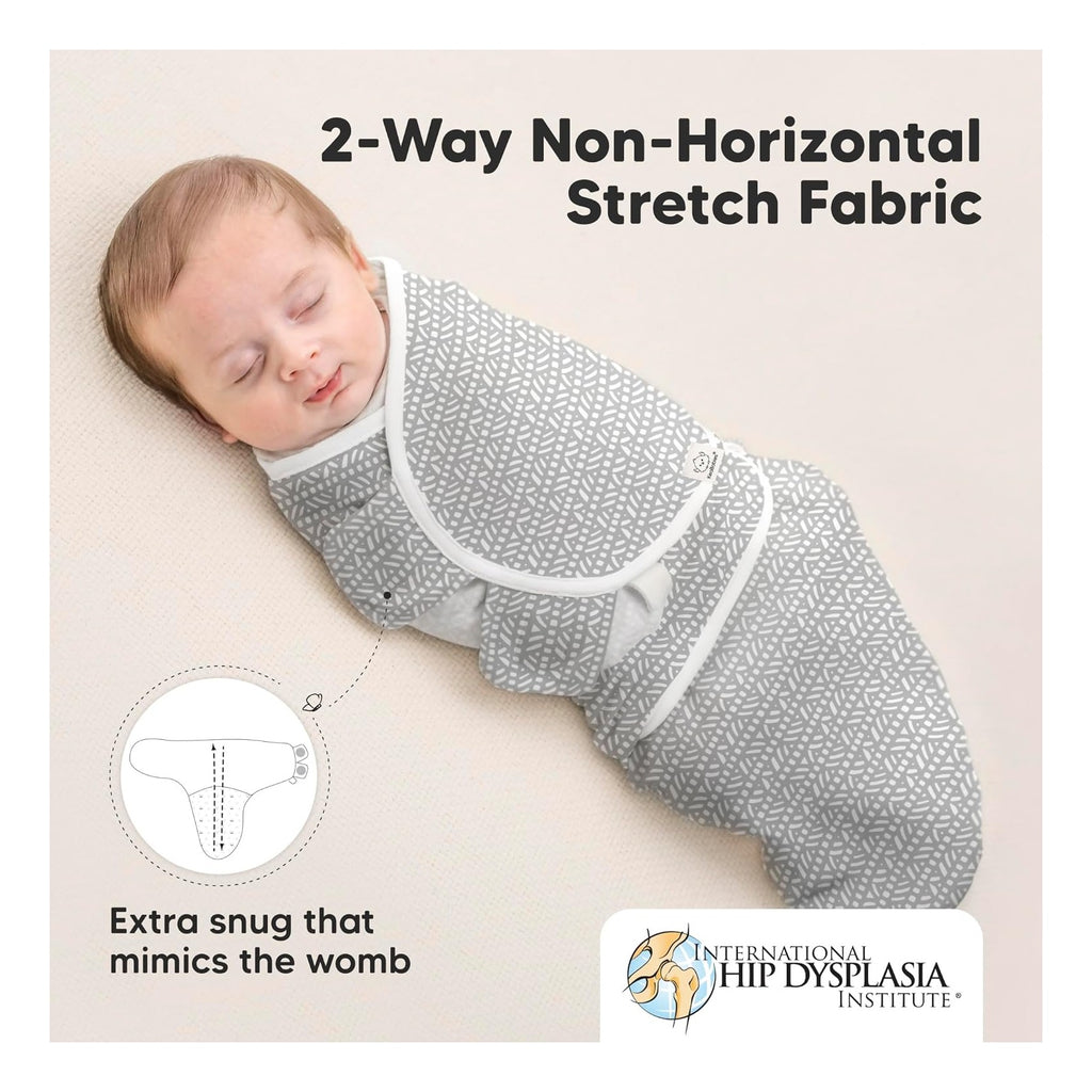 3-Pack Baby Swaddle Sleep Sacks - Organic Swaddles for Newborns, Infant 0-3 Months, Baby Girls, Boys, Soft & Snug Newborn Sleep Sack, Nursery Swaddling Blankets