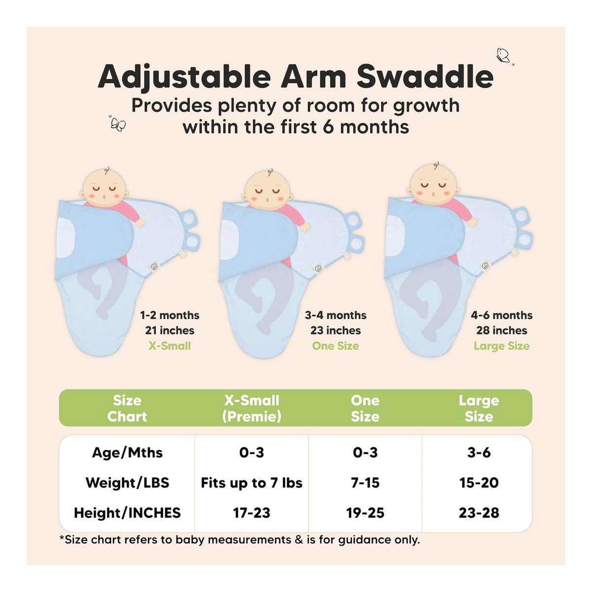 3-Pack Baby Swaddle Sleep Sacks - Organic Swaddles for Newborns, Infant 0-3 Months, Baby Girls, Boys, Soft & Snug Newborn Sleep Sack, Nursery Swaddling Blankets (ABC Land Cloud, OS) Visit the KeaBa