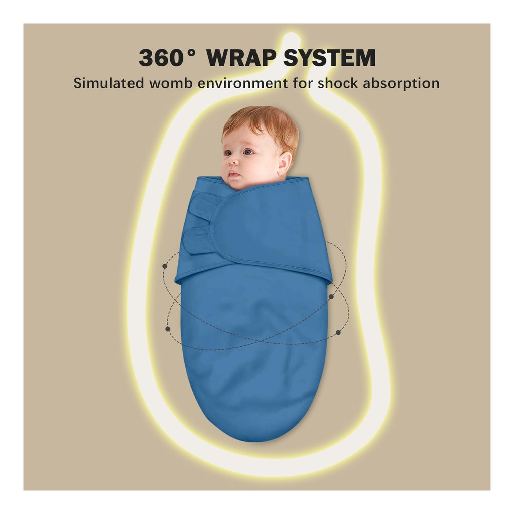 3-Pack Baby Swaddle Sleep Sacks - Newborn Swaddle Sack - Ergonomic Baby Swaddles Blanket Warp for Boys and Girls - Baby Essentials