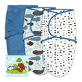 3-Pack Baby Swaddle Sleep Sacks - Newborn Swaddle Sack - Ergonomic Baby Swaddles Blanket Warp for Boys and Girls - Baby Essentials