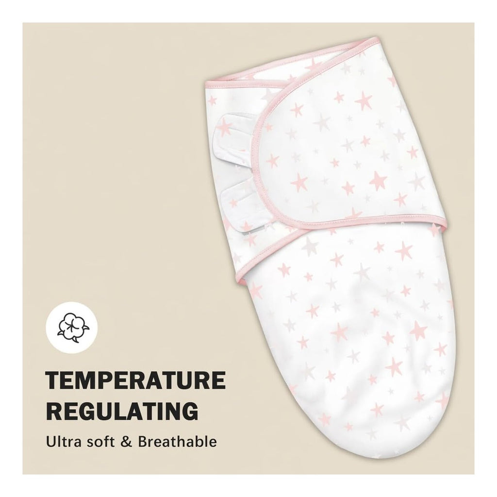 3-Pack Baby Swaddle Sleep Sacks - Newborn Swaddle Sack - Ergonomic Baby Swaddles Blanket Warp for Boys and Girls - Baby Essentials