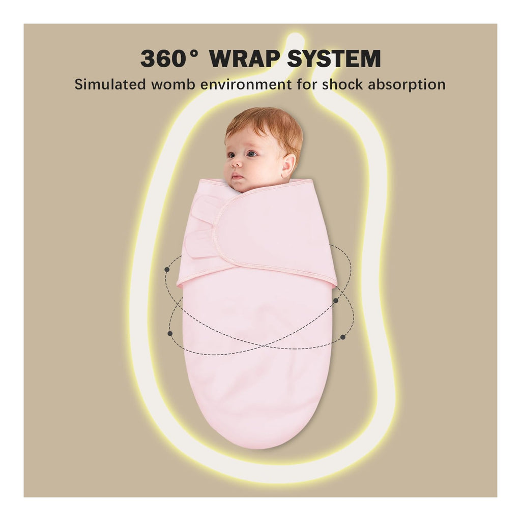 3-Pack Baby Swaddle Sleep Sacks - Newborn Swaddle Sack - Ergonomic Baby Swaddles Blanket Warp for Boys and Girls - Baby Essentials