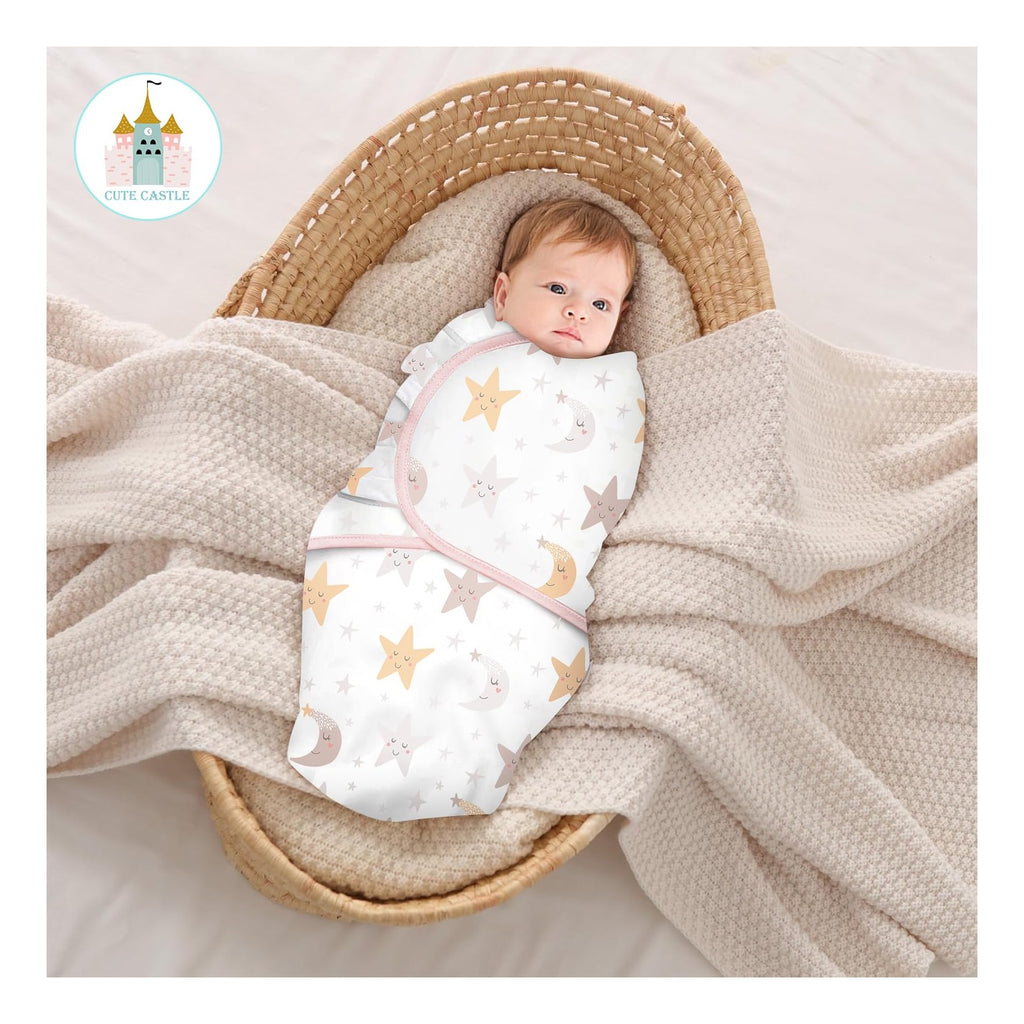 3-Pack Baby Swaddle Sleep Sacks - Newborn Swaddle Sack - Ergonomic Baby Swaddles Blanket Warp for Boys and Girls - Baby Essentials