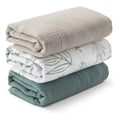 Swaddle Blankets for Newborn, 3 Pack Breathable Soft Receiving Blanket, Large 38 x 40 inches Swaddle Wrap Burping Clothes, Essentials Infant Shower Items, Toddler Gift