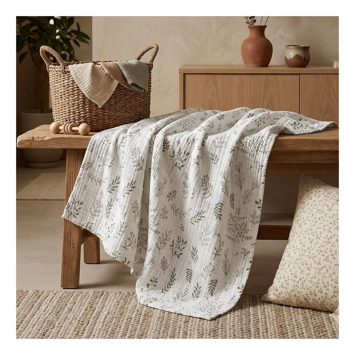 Swaddle Blankets for Newborn, 3 Pack Breathable Soft Receiving Blanket, Large 38 x 40 inches Swaddle Wrap Burping Clothes, Essentials Infant Shower Items, Toddler Gift