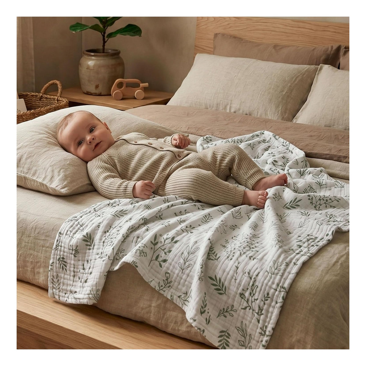Swaddle Blankets for Newborn, 3 Pack Breathable Soft Receiving Blanket, Large 38 x 40 inches Swaddle Wrap Burping Clothes, Essentials Infant Shower Items, Toddler Gift