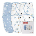 BABY Swaddles for Newborns Organic Cotton, Soft Baby Boy Swaddles 0-3 Months, Womb-Like Sleep Sack Wrap Nursery Swaddling Blankets Astronauts & Rockets