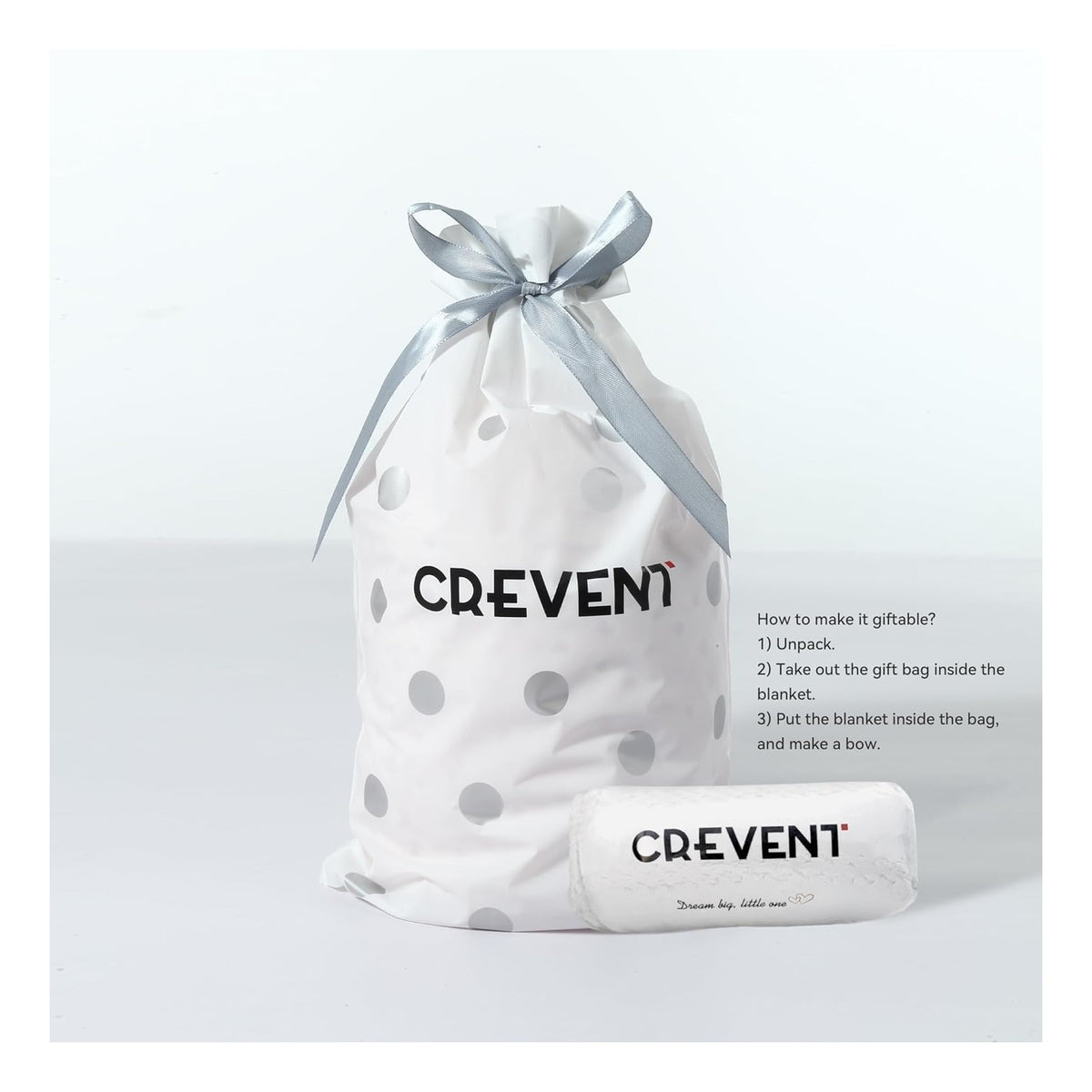 2Pcs 30''X40'' Cute Cozy Fluffy Warm Baby Blankets for Infants Toddlers' Bedding Crib Cot Stroller - Grey Cloud + Blue Sherpa