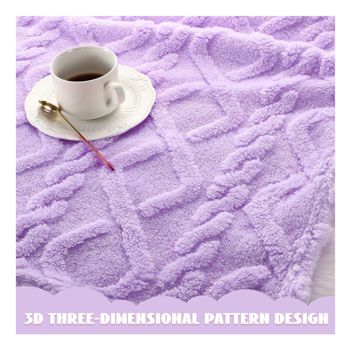Pcs Fleece Baby Blankets for Boys Girls 3D Soft Plush Warm Baby Receiving Blankets 30" x 40" Cozy Fluffy Infant Toddler Newborn Swaddling Blanket for Crib Nursery Bed