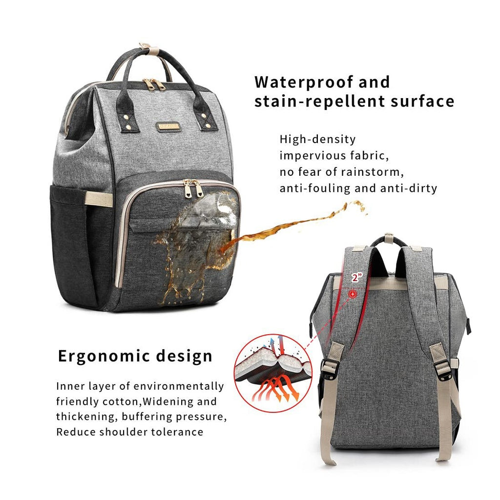 Diaper Bag Backpack for Women, Baby Bags for Girls,Diaper Bag with Changing Pad, and Insulated Pockets