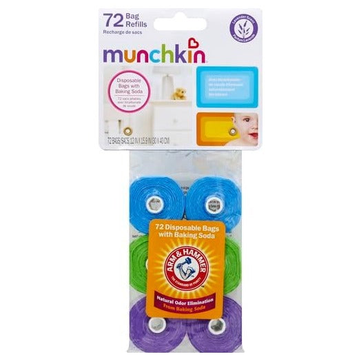 Arm and Hammer Diaper Bag Refills, 6 Pack, 72 Lavender Scented Bags