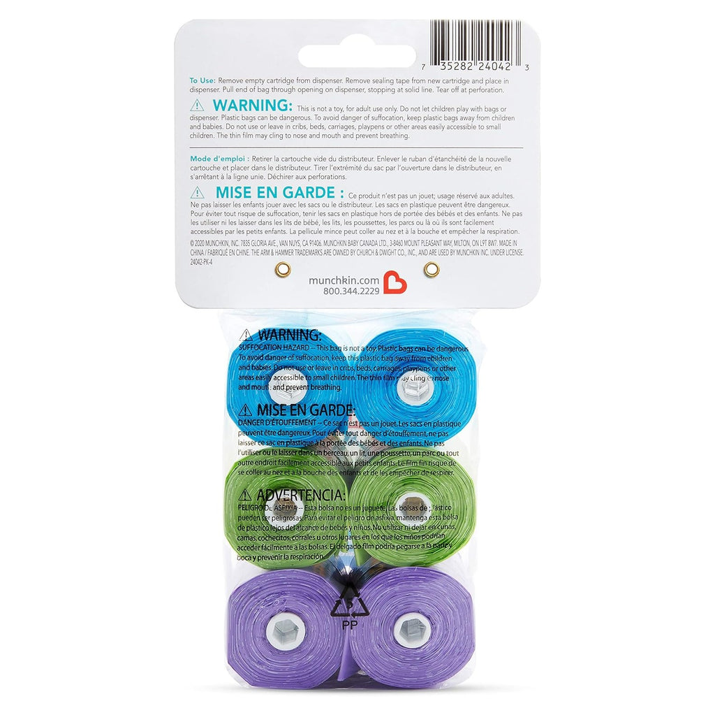 Arm and Hammer Diaper Bag Refills, 6 Pack, 72 Lavender Scented Bags