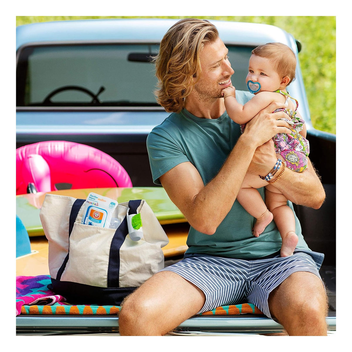 Arm and Hammer Diaper Bag Dispenser and 24 Diaper Disposal Bags