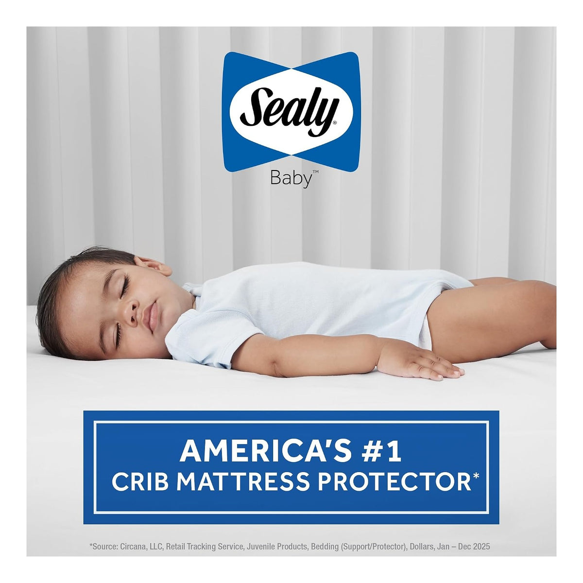 Baby SafetyCase Breathable Waterproof Crib Mattress Protector Pad, Toddler Bed Cover, Zippered Bedding Encasement, Noiseless, Machine Washable / Dryer Friendly