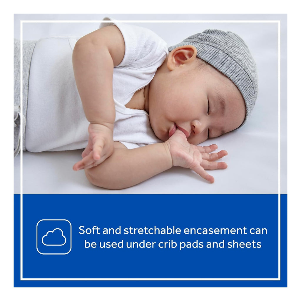 Baby SafetyCase Breathable Waterproof Crib Mattress Protector Pad, Toddler Bed Cover, Zippered Bedding Encasement, Noiseless, Machine Washable / Dryer Friendly