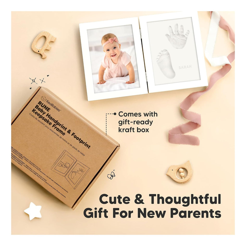 Baby Hand and Footprint Kit, Quick Dry Clay Newborn Keepsake